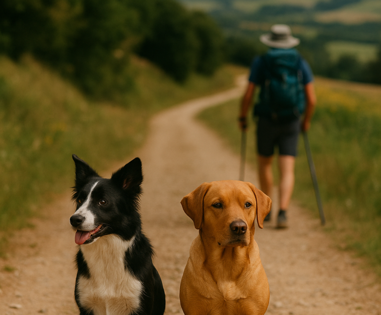 Camino de Santiago con perro: situaciones que pueden afectar a su bienestar