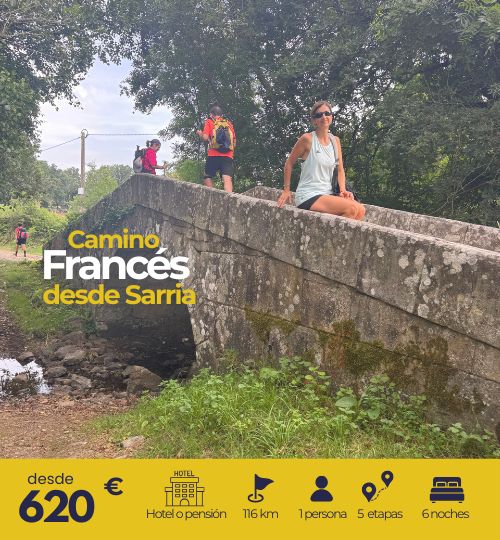 Camino francés desde Sarria con alojamiento